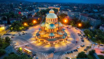 Alexander Nevsky Cathedral in Sofia, Bulgaria, taken in May 2019, taken in HDR